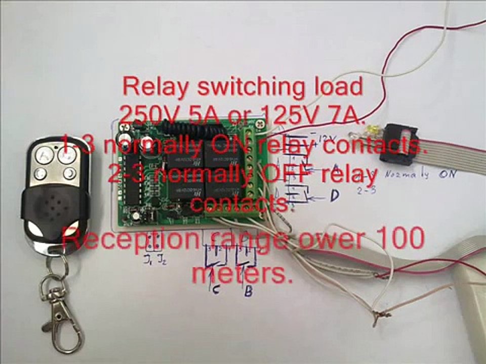 Wireless Remote Control Switch Board & Remote Control