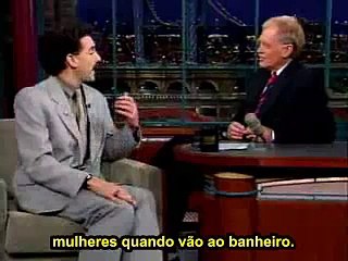 Borat encontra David Letterman [LEGENDADO]
