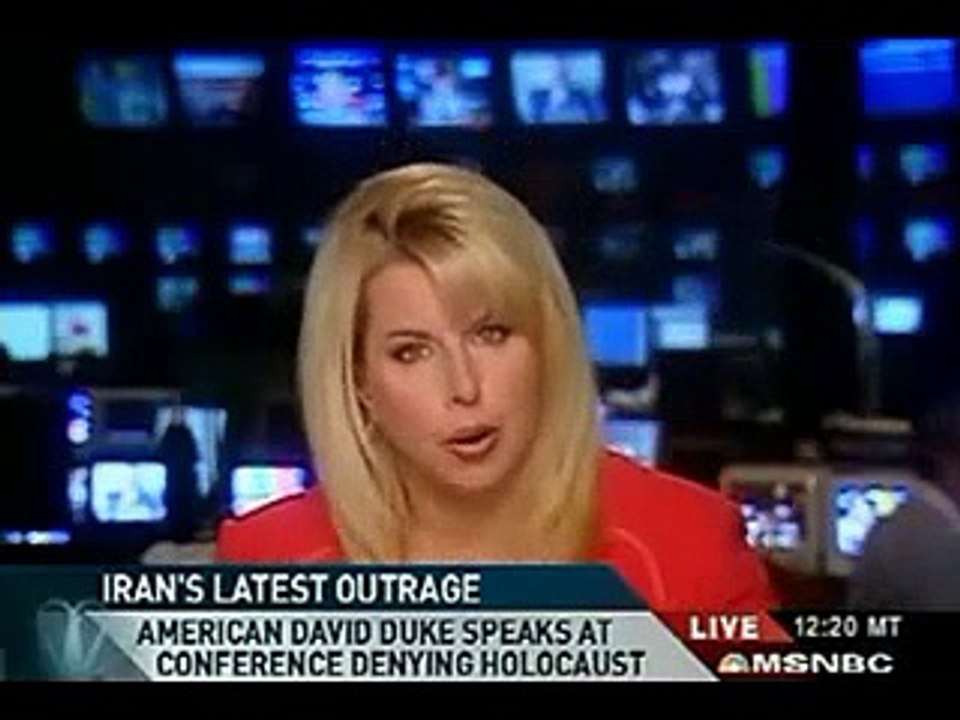 David Duke - MSNBC Interview: Iran holocaust conference 2006