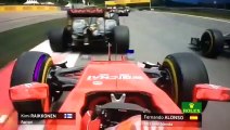 L'accrochage spectaculaire d'Alonso et Raikkonen au GP d'Autriche de Formule 1