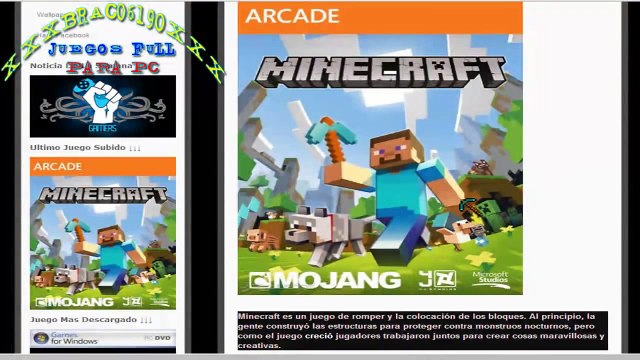Como Descargar Minecraft 1.8.7 [Actualizable] Para PC [Portable Full] En Español [HD] 2014