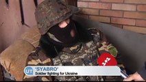 East Ukraine Frontline: Ukrainians, Georgians and Belarusians fight together