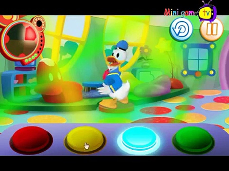 Mickey Mouse ClubHouse game. Donalds Dance - Wiggle - Disney Junior