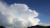 June 20, 2015 storms - a 30x time lapse of anvil clouds