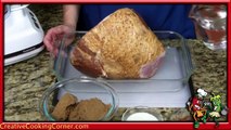 Baked Ham Recipe: Pecan Praline Crust