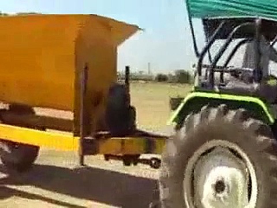 Tractor operated clay bricks making machine