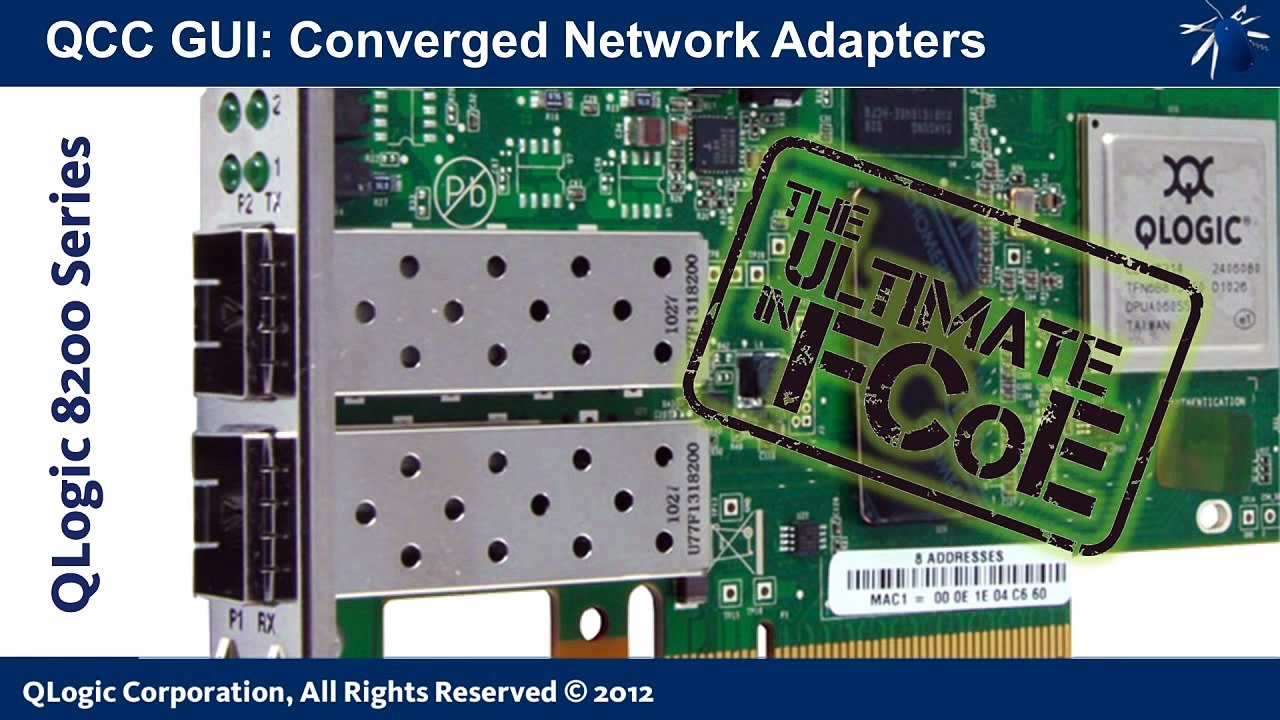 QLogic KnowHow: QConvergeConsole GUI: Converged Network Adapters