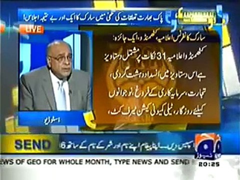 Najam Sethi on India-Pakistan Relations Saarc Latest