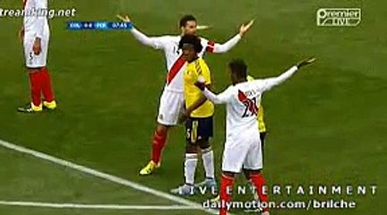 1st chance to score from Peru | Colombia 0 - 0 Peru 21.06.2015