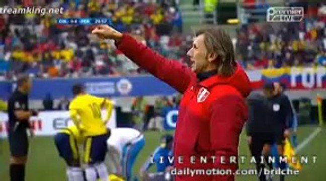 Edwin Valencia gets Injured Colombia vs Peru 21.06.2015