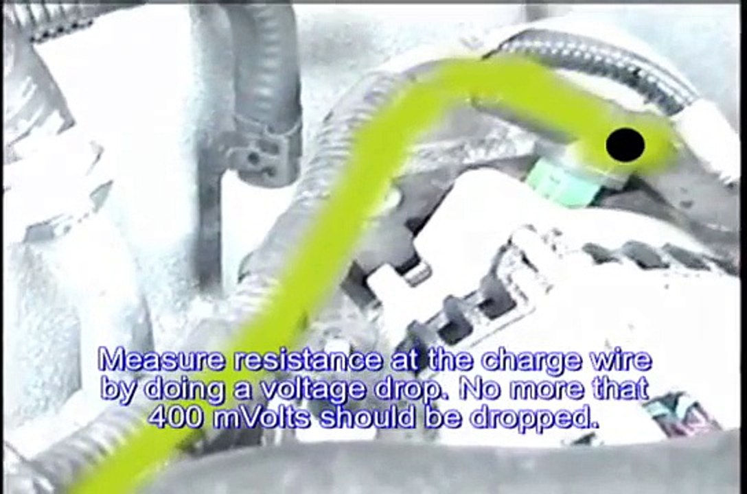 Alternator Wire Electric Voltage Test
