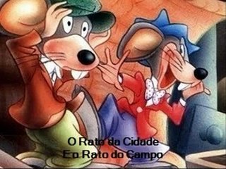 A História do Rato do  Campo e do Rato da Cidade