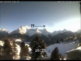 Das seltsame Schauspiel geht weiter! Schweizer Webcam 10.02.2013