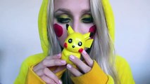 Kawaii Pikachu Makeup Tutorial ♡ Large Doll Eyes