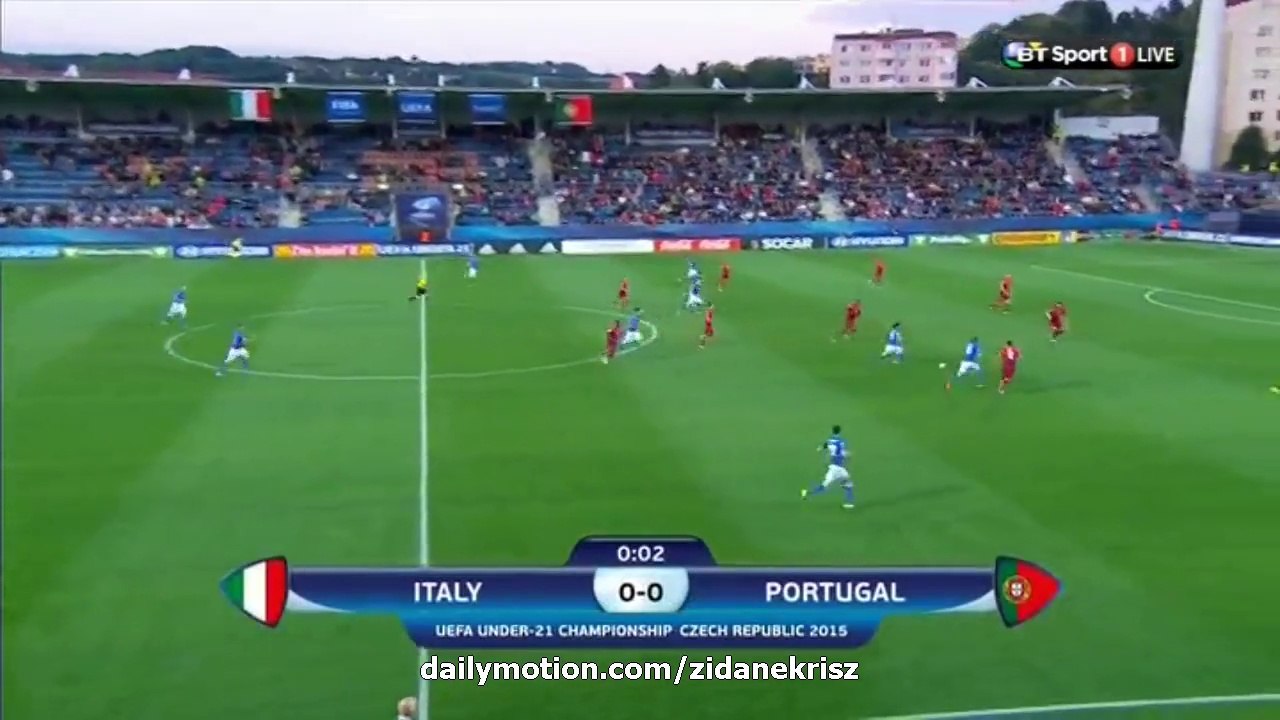 Italy 0-0 Portugal | Full Highlights 21.06.2015 Euro U21 Championship