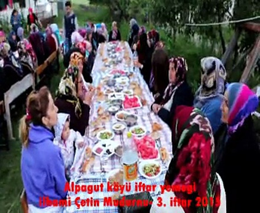 Mudurnu Alpagut köyü 3. köy  iftarı