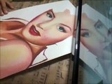 How to draw Marilyn Monroe with color pencil Prismacolor colored pencil drawing of Marilyn Monroe.
