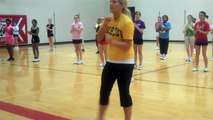 Tecumseh Junior High Cheerleading Dance for Tryouts