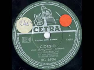 Fred Buscaglione  Fatima Robin's   Giorgio (Del Lago Maggiore)