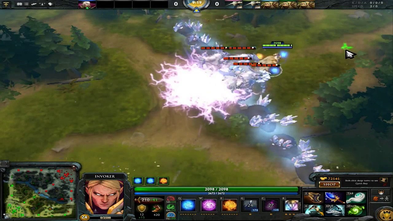 DOTA 2 Invoker Advaned Combo Guide/Tutorial [Easy To Complex