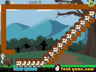 ▐ ╠╣Đ▐► Olaf Bombing Prince Hans - Disney Frozen Shooting Game