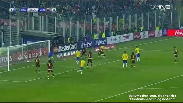 Thiago Silva Amazing Header - Brazil v. Venezuela 21.06.2015