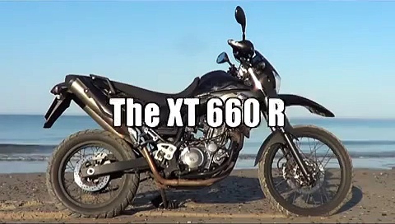 Yamaha XT660R Offroad - Fun on the beach. xt 660 r