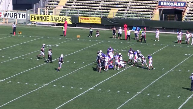 IFL 2015, Semifinae: Panthers - Giants 14-7, gli highlights