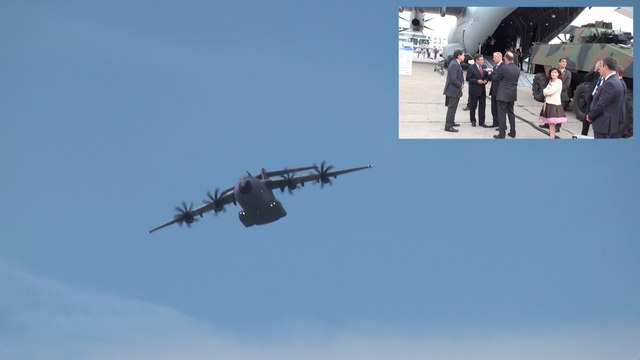 François Fillon au Salon International de l'Aéronautique et de l'Espace 2015