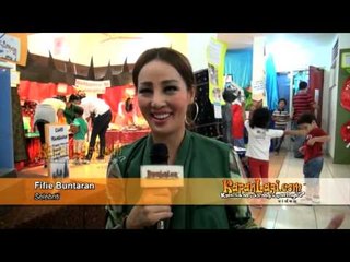 Fifie Buntaran Ajarkan Anak Bule Main Kuda Lumping