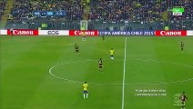 Brazil 2 - 1 Venezuela All Goals and Highlights 22-06-2015 - Copa America