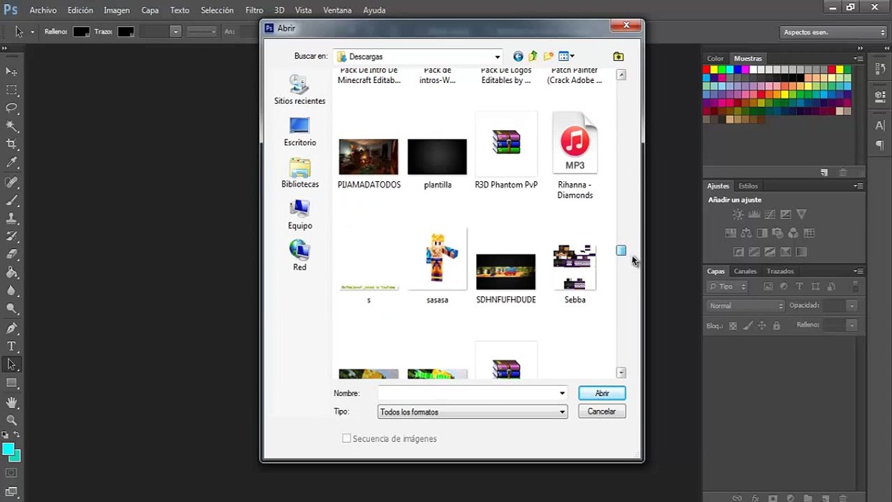 Tutorial Convertir Una Skin Minecraft 1.8 A 1.7 Con Photoshop