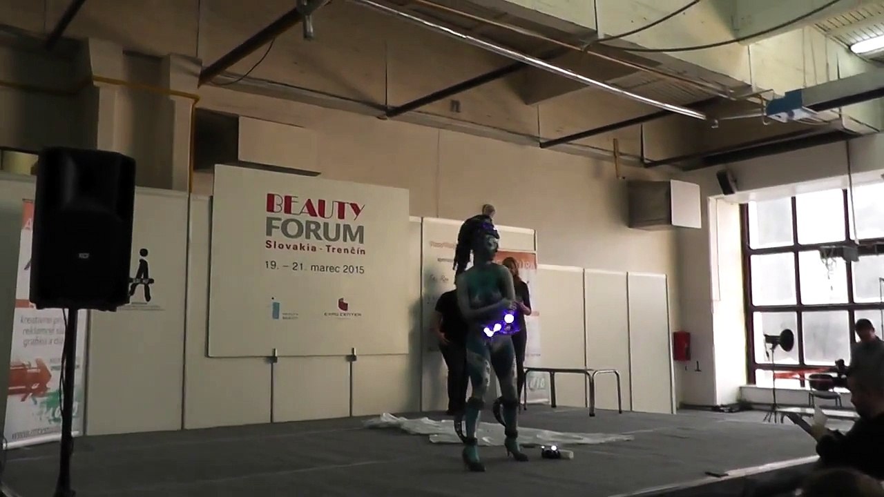 Bodyart 2015 Trenčín Slovakia - stage show
