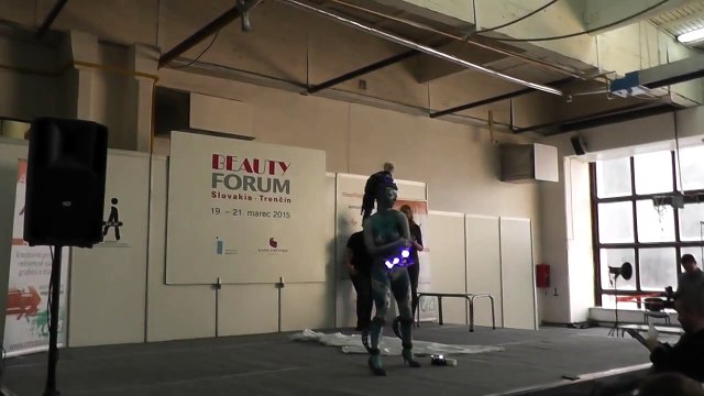 Bodyart 2015 Trenčín Slovakia - stage show