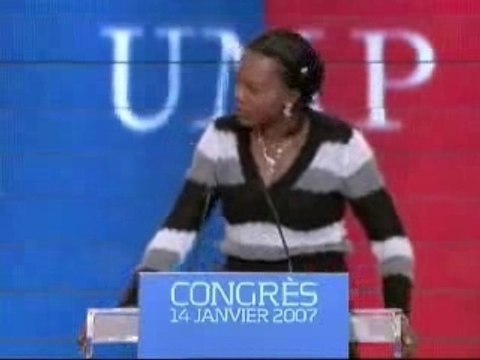 Rama Yade - Congrès UMP - Sarkozy