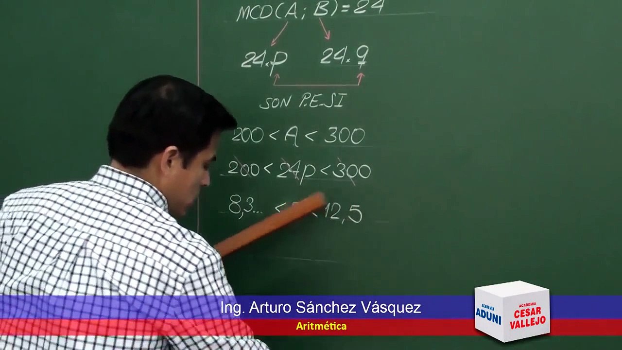 Aritmética - Máximo Común Divisor y Mínimo Común Multiplo