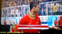 PES 2014 Gamescom 2013 Gran gol Cristiano Ronaldo con sombrerito incluido
