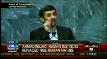 Iranian President Ahmadinejad speech 911 at UN United Nations 9 23 2010 US Delegation walks walk out