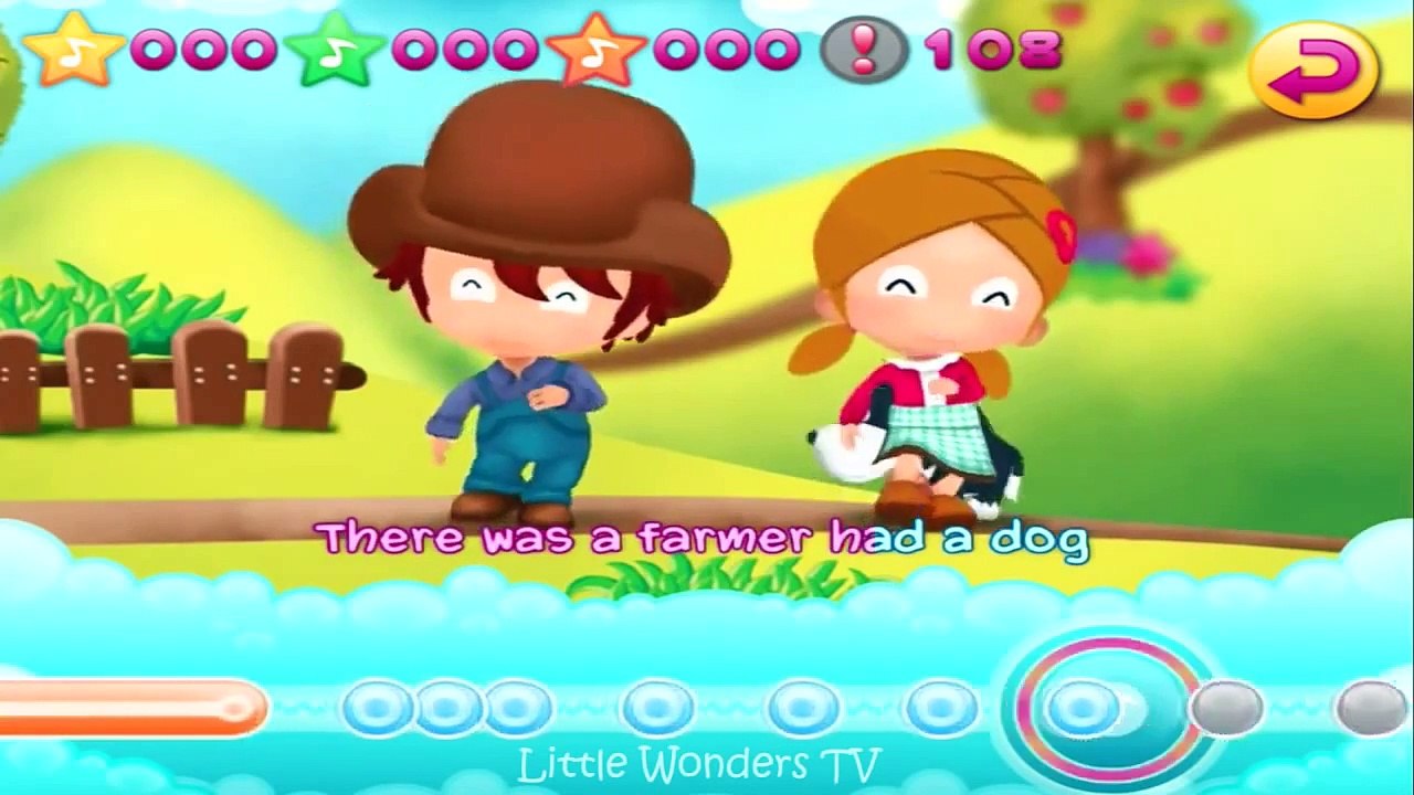Bingo Dog Song - Nursery Rhyme With Lyrics | Cartoon Animation for Children