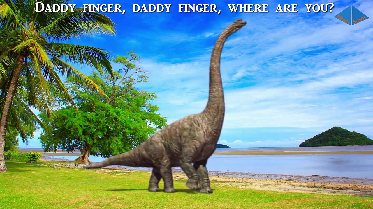 3D Dinosaur Finger Family Nursery Rhyme for Children