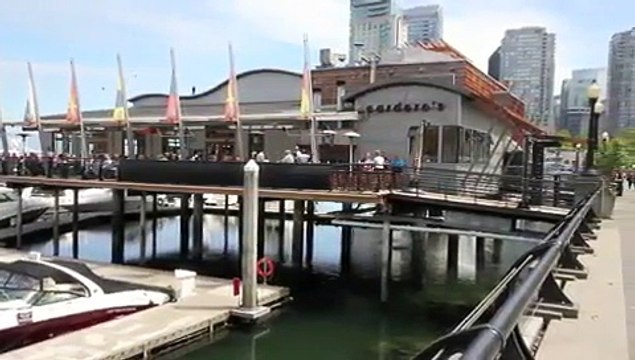 Coal Harbour, Seawall, Marina, Downtown, Vancouver, BC, Canada, Video Tour