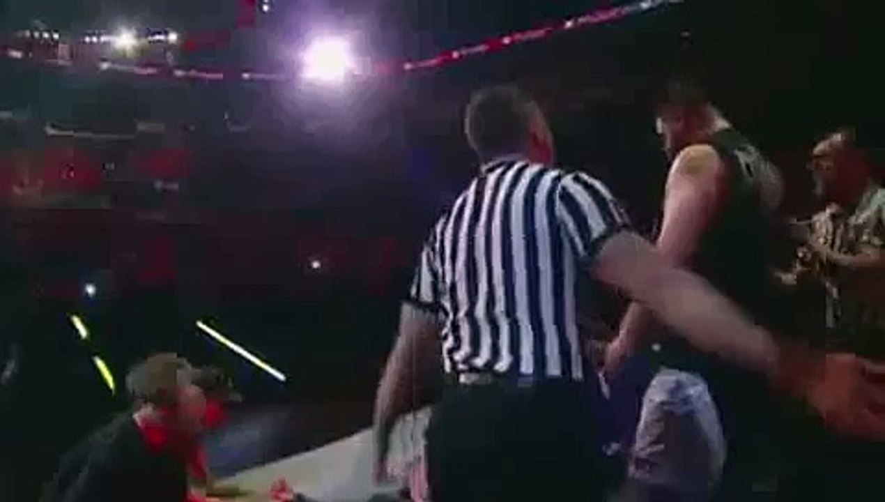 WWE RAW 15-6-2015 Kevin Owens explains his attack on Machine Gun Kelly 15 JUNE 2