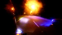 Guy Moon's Motorcyclist & Sets Fire To Driveway With Gasoline!