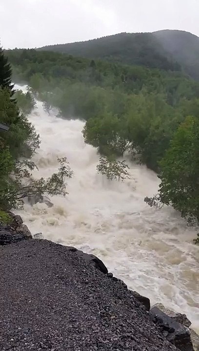Flood in Sykkylven Norway / Flom i Sykkylven Norge 19.08.2014