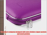 Cady Messenger Cube PURPLE PLUM Ultra Durable Tactical Leather -ette Bag Case fits Samsung
