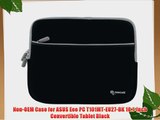 rooCASE Netbook Carrying Bag for ASUS Eee PC T101MT-EU27-BK 10.1-Inch Convertible Tablet Black