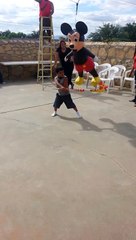 When shit gets real...5 yeard old vs Mickey Mouse