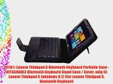 VSTN? Lenovo Thinkpad 8 Bluetooth Keyboard Portfolio Case - DETACHABLE Bluetooth Keyboard Stand