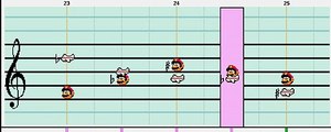 Mario Paint Composer - Tetris (Gameboy) Song C