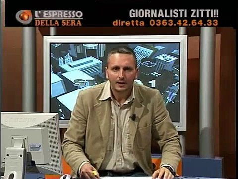 L'Espresso 24 04 2007 Piero Ricca ed Emilio Fede a Striscia